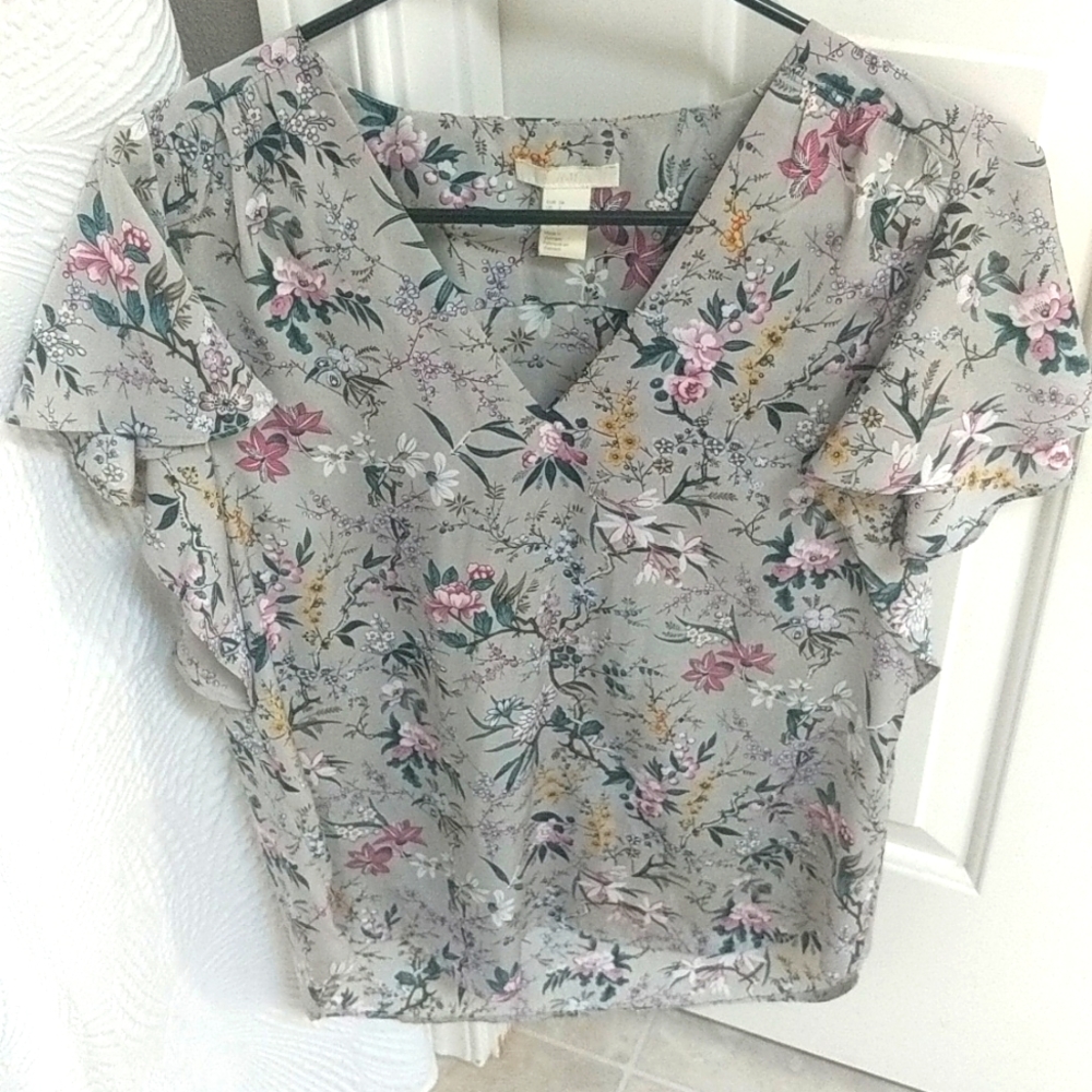 H&M floral blouse